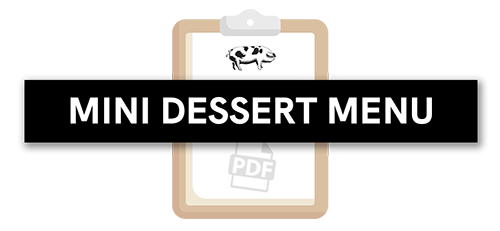 Celebrate Your Wedding In Style At Our Amazing Pub MINI DESSERT MENU - Celebrate Your Wedding In Style At Our Amazing Pub