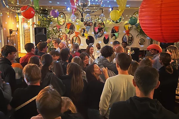 Packed dance floor image