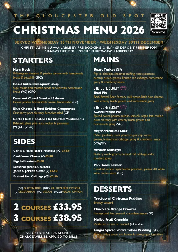 CHRISTMAS MENU 2026 - Love, eat, drink and be merry this Christmas